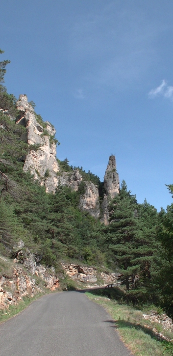 Die Spitze von der Rosteige auf dem Plateau Mejean in Sdfrankreich - 05