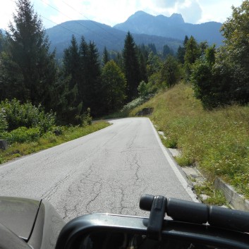 Heimfahrt vom Slowenienurlaub mit den Mittelspitzen von der Rosteige - 13